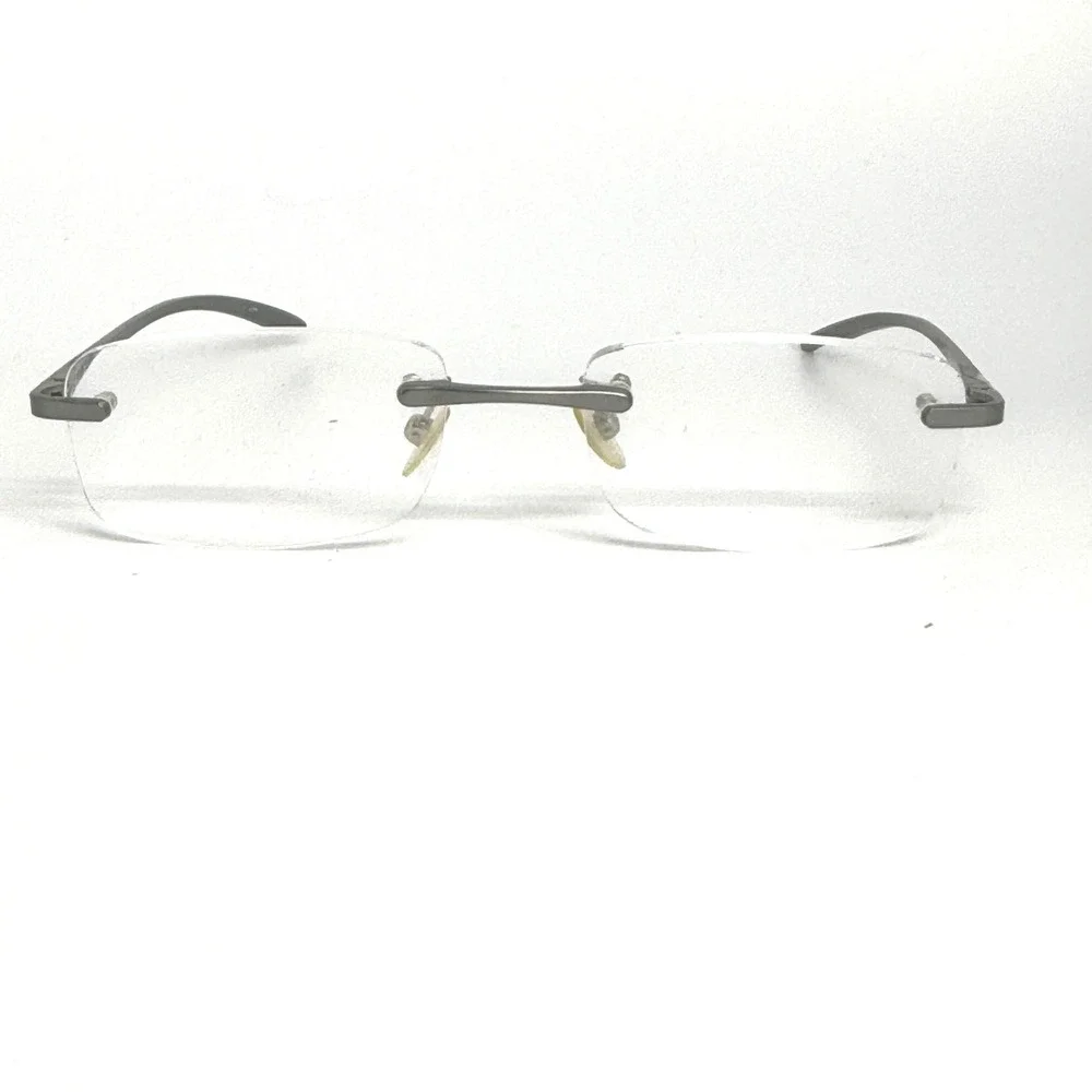 MagniVision Rimless Reading Glasses WL0212 AL 12‎ MWM Gray Metal Frame 21652